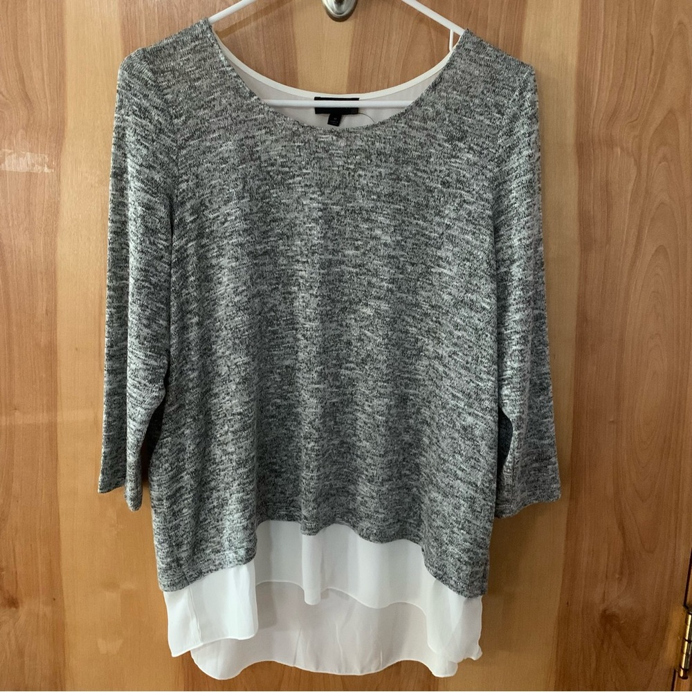 The Limited NWT Layered Women's Top with Spilt Back